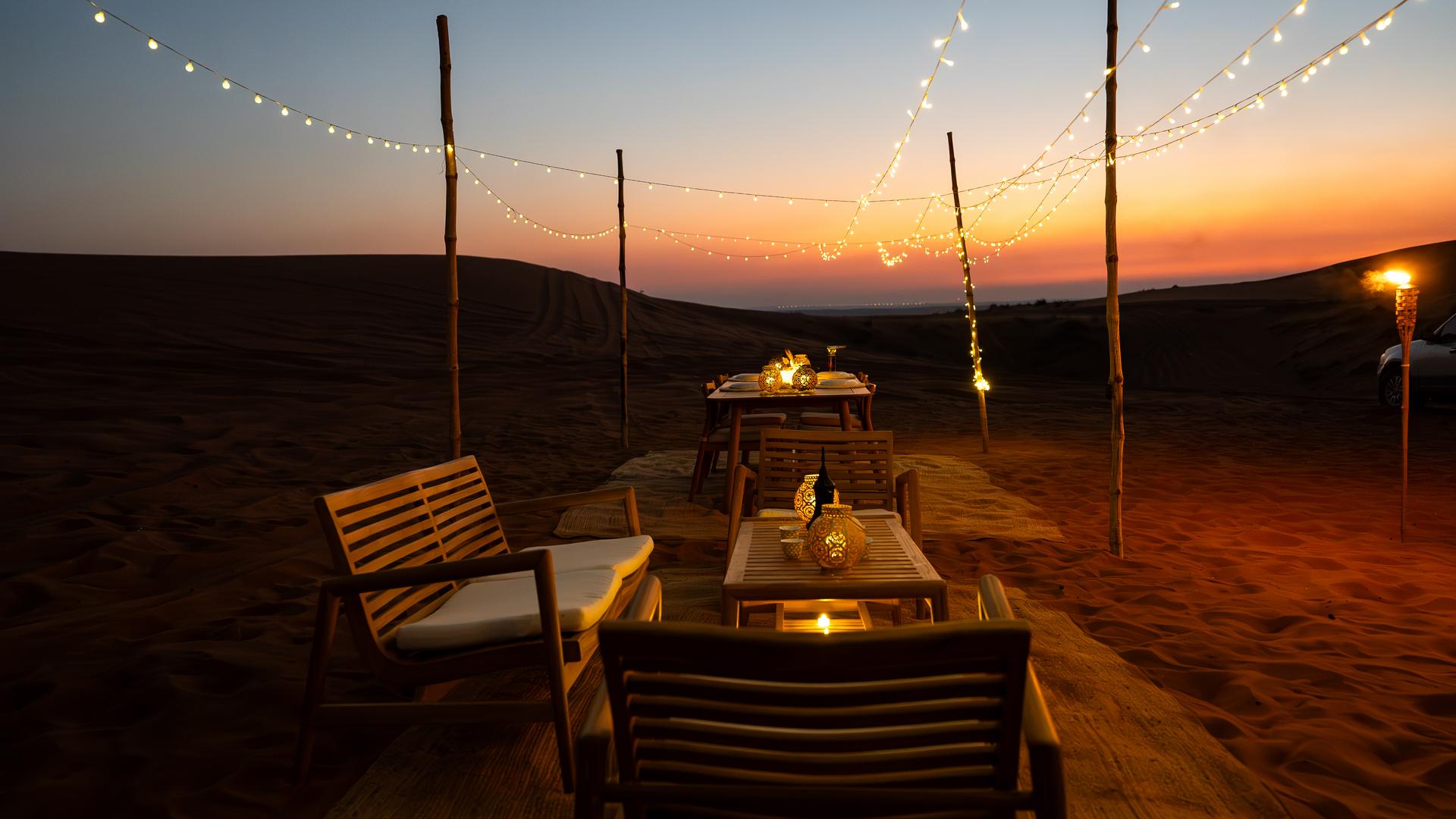 Private Dinner in the Dunes (Without Buggy)